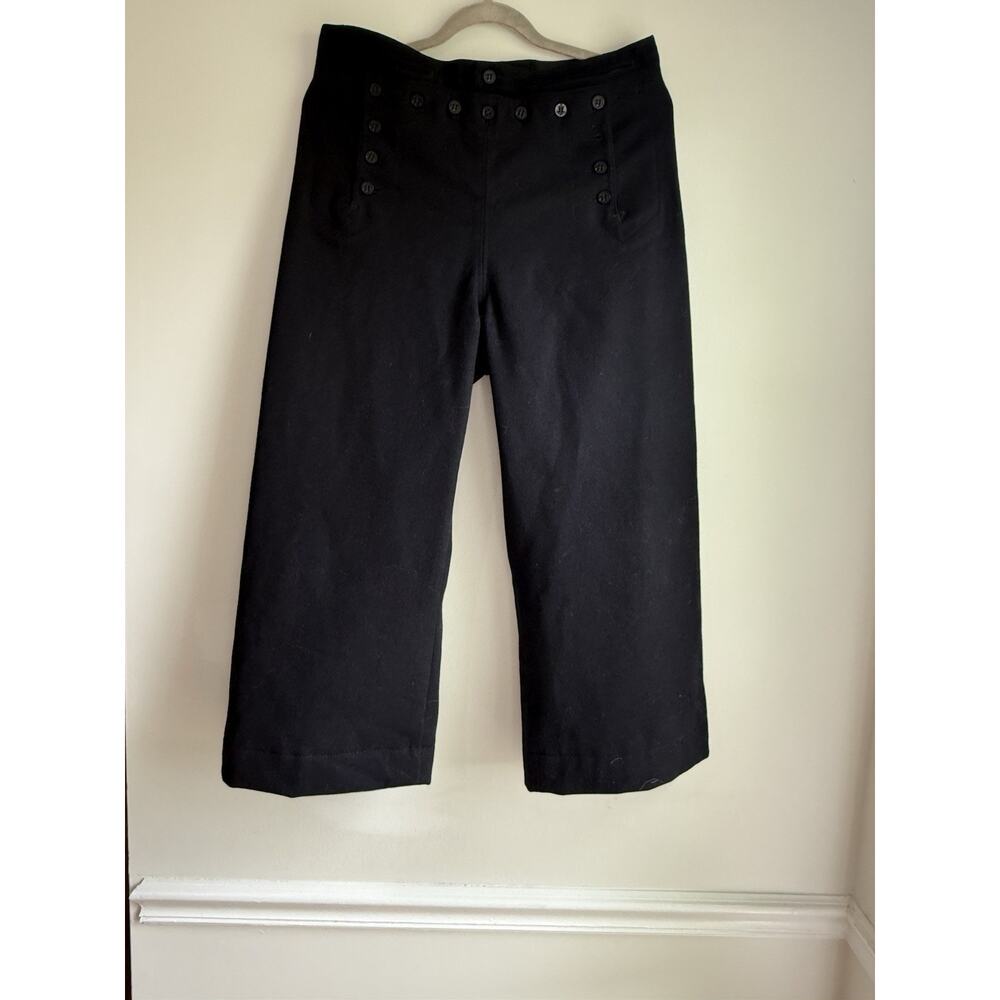 Vintage WWII US Navy 13 Button Wool Trousers Sailor Pants Naval Clothing Factory